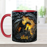 Love Dragons - Personalized Dragon Accent Mug