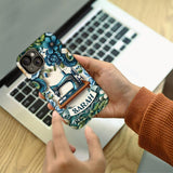 Blue Sewing Machine - Personalized Sewing Full Print Phone Case