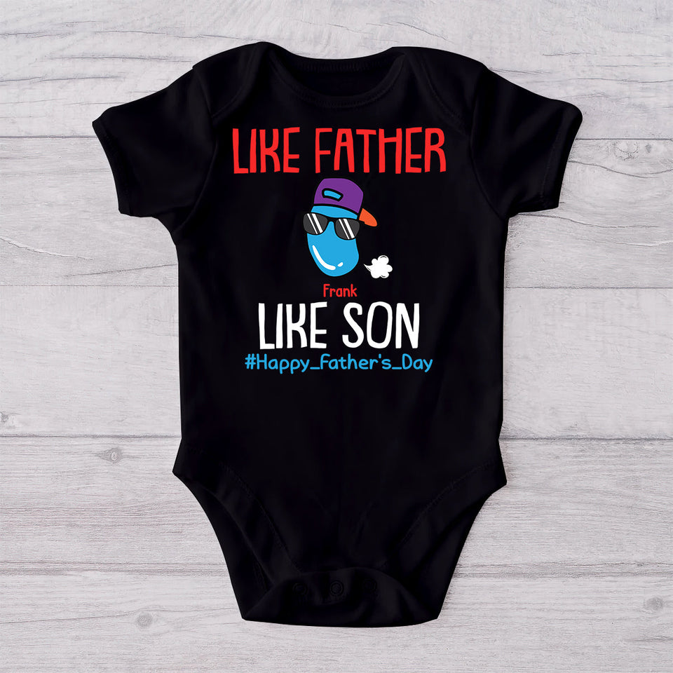 World's Best Farter In Training Farter - Personalized Father T-shirt And Baby Onesie