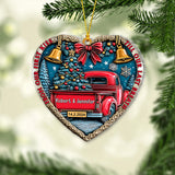From Our First Kiss Till Our Last Breath - Personalized Couple Ornament
