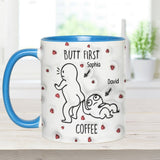 But First Coffee - Personalized Couple Accent Mug