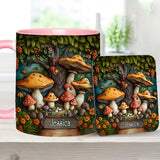 Mushroom Garden - Personalized Mushroom Accent Mug