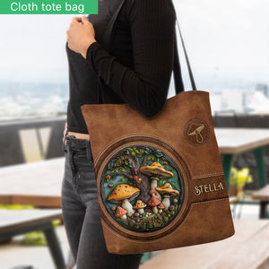 Mushroom Garden - Personalized Mushroom Tote Bag