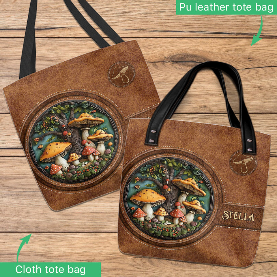 Mushroom Garden - Personalized Mushroom Tote Bag