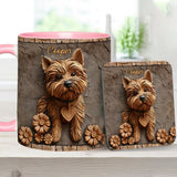 Cute Yorkshire Terrier - Personalized Dog Accent Mug