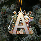 Reindeer Family - Personalized Family Ornament