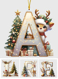 Reindeer Family - Personalized Family Ornament