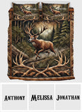 Love Hunting - Personalized Hunting Quilt Set