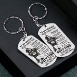 To My Son Crawling Is Acceptable - Baseball gift for son, brother, grandson, dad - Personalized Stainless Steel Keychain