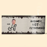 Fart Extinguisher - Gift for dad, grandma, grandpa, mom, uncle, aunt, son, daughter, brother, sister, granddaughter, grandson, husband, wife, boyfriend, girlfriend, friend - Personalized Candle With Wooden Lid