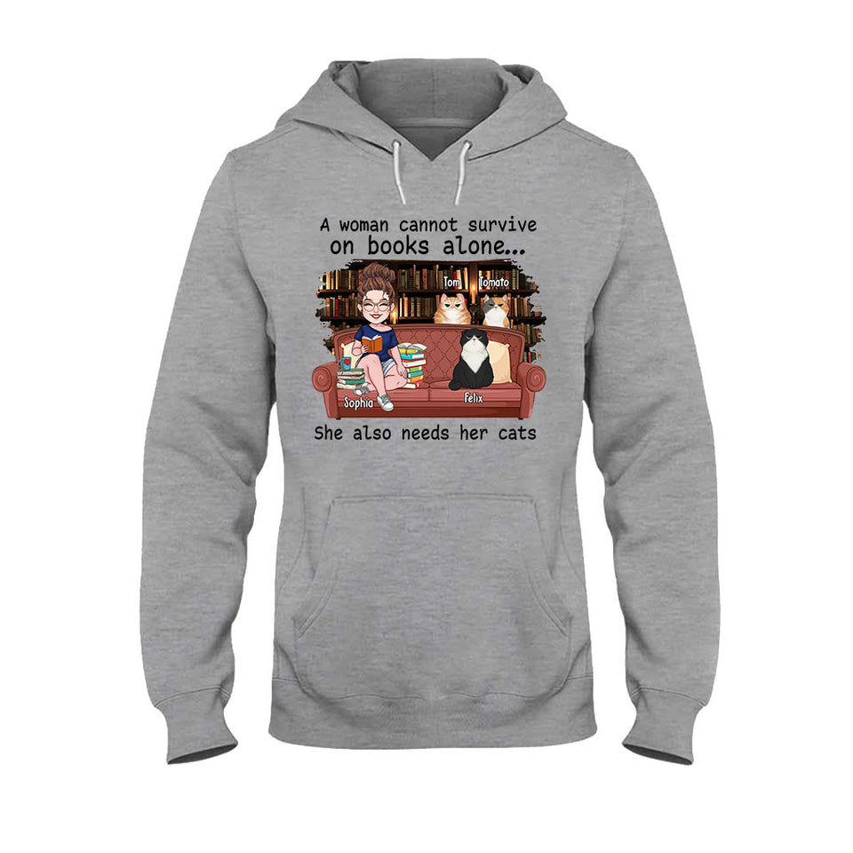 Just A Girl Who Loves Book - Personalized Book T-shirt & Hoodie