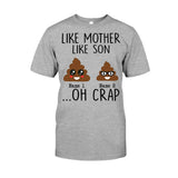 Like Mother Like Daughter - Gift for mom, daughter, dad, son - Personalized T-shirt And Hoodie