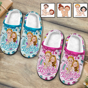 Together Since - Personalized Couple Slippers