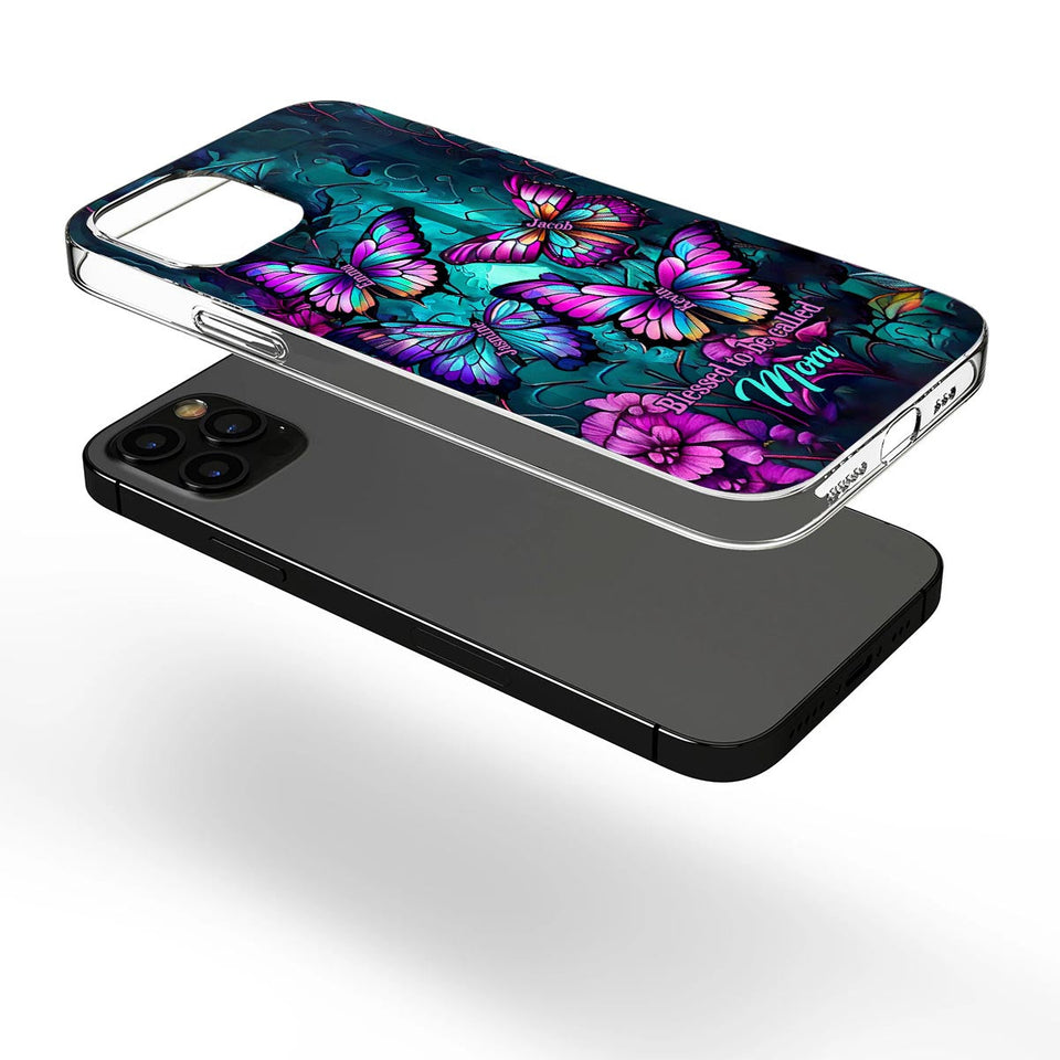 Grandma's Butterflies - Personalized Grandma Phone Case