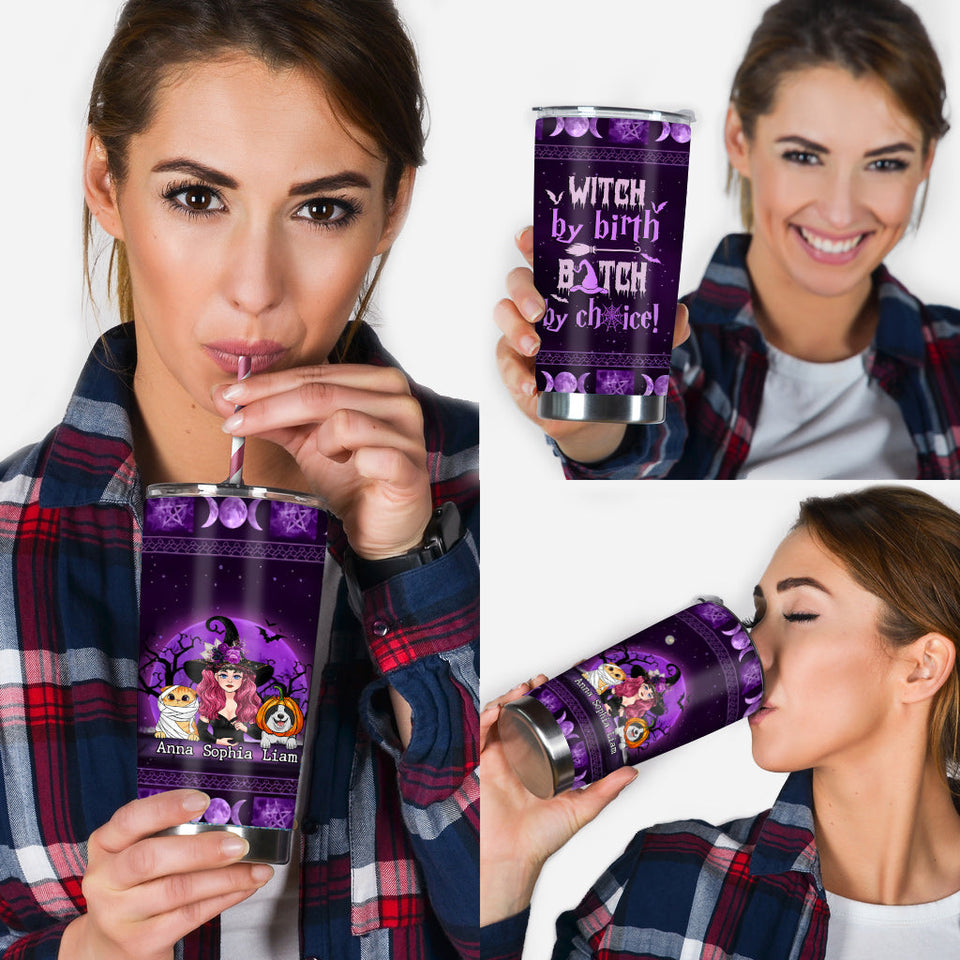 Witch By Nature - Personalized Witch Tumbler