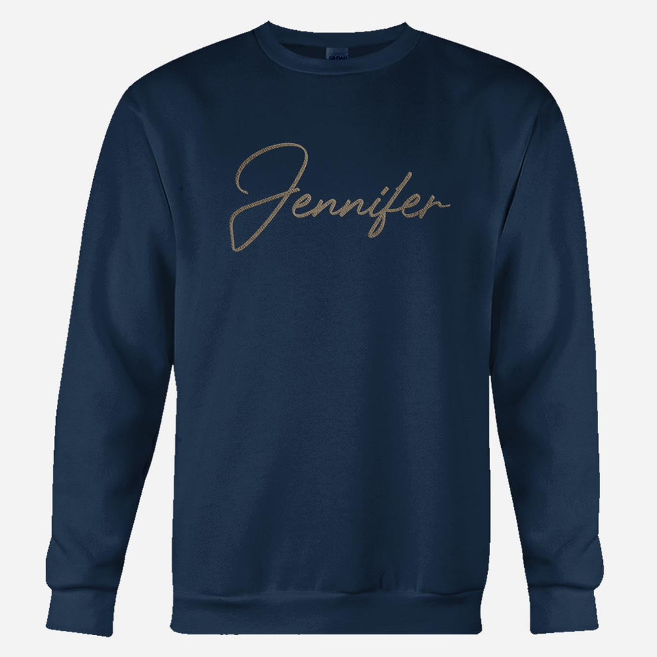 Custom Name - Personalized Aunt Embroidered Sweater
