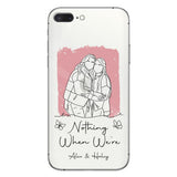 Nothing Makes Sense When We're Apart - Personalized Bestie Clear Phone Case
