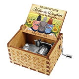 Mother And Daughter - Personalized Mother Hand Crank Music Box