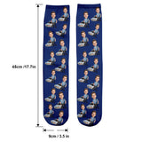 Police Officer Cartoonized Photo - Personalized Police Officer Socks