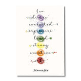 I Am Divine - Personalized Yoga Canvas And Poster