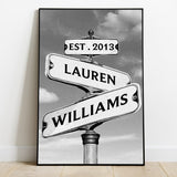 Always Beside You - Personalized Couple Canvas And Poster