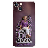 Custom Any Photo Perfect Gift For Mom, Grandma - Personalized Birthday 3D Embossed Leather Phone Case