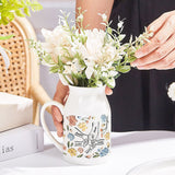 Holding Hands Mother Ceramic Flower Vase (Printed On Both Sides)