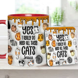 Yes I Do Need All These Cats - Personalized Cat Accent Mug
