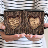 I Met You I Liked You I Love You I'm Keeping You - Personalized Couple Mug