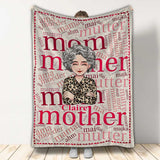Mother International Language - Personalized Mother's Day Mother Blanket