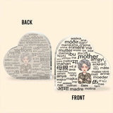 Mother International Language - Personalized Mother's Day Mother Custom Shaped Acrylic Plaque
