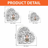 Mother International Language - Personalized Mother's Day Mother Custom Shaped Acrylic Plaque