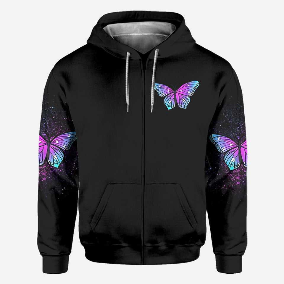 Grandma's Butterflies - Personalized Grandma All Over Shirt