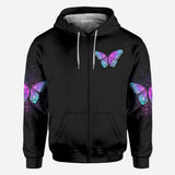 Grandma's Butterflies - Personalized Grandma All Over Shirt