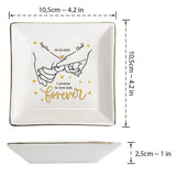 I Promise - Personalized Couple Jewelry Dish