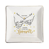I Promise - Personalized Couple Jewelry Dish