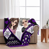 Grandma And Grandchildren - Personalized Mother's Day Grandma Blanket