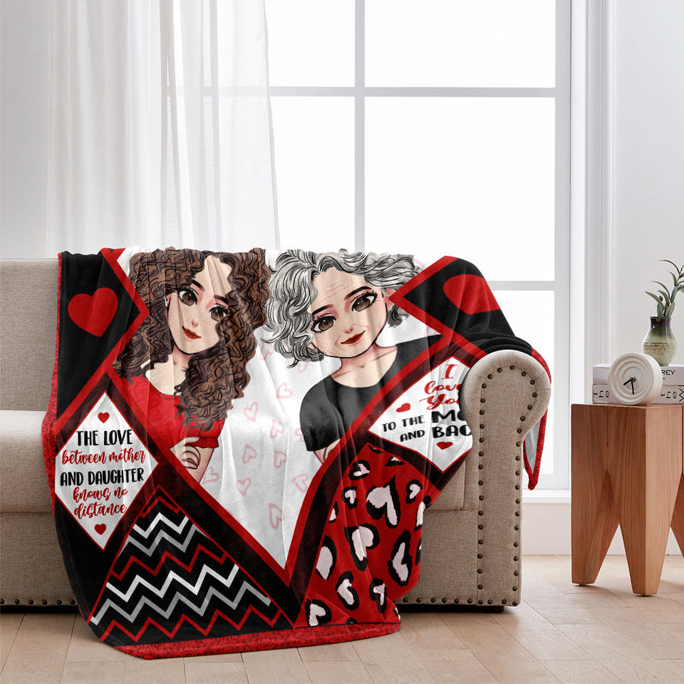 Mother And Daughter - Personalized Mother's Day Mother Blanket