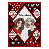 Mother And Daughter - Personalized Mother's Day Mother Blanket
