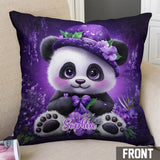 Cute Panda - Personalized Panda Lover Throw Pillow