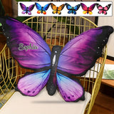 Beautiful Butterflies - Personalized Butterfly Shaped Pillow