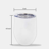 Apparently We're Trouble When We Are Together Who Knew - Personalized Bestie Wine Tumbler