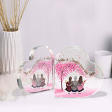 Mother & Daughters - Personalized Mother Custom Shaped Acrylic Plaque
