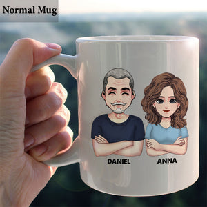 You're The Luckiest Dad - Personalized Father Mug