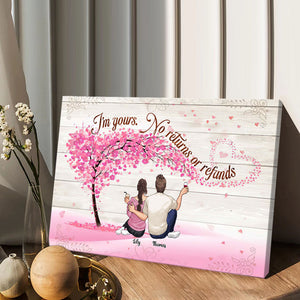 I'm Yours - Personalized Couple Canvas And Poster