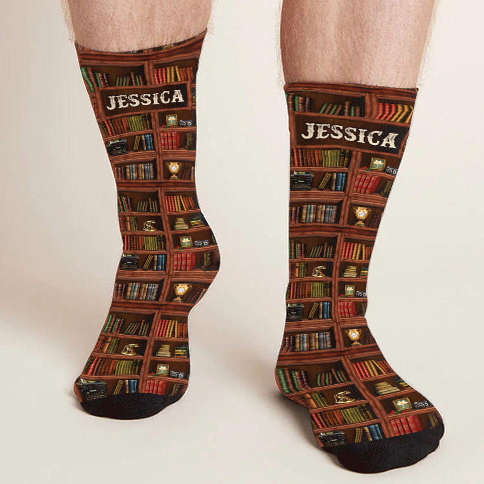 If You Can Read This - Personalized Book Socks