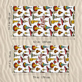Magic Dance - Personalized Mushroom Beach Towel