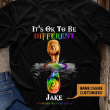 C'est normal d'être différent - T-shirt et sweat à capuche personnalisés pour l'acceptation de l'autisme