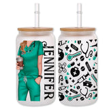 Nurse Life - Personalized Nurse Can Glass