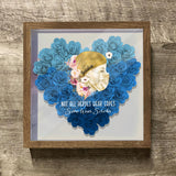 Not All Heroes Wear Capes - Personalized Nurse Flower Shadow Box